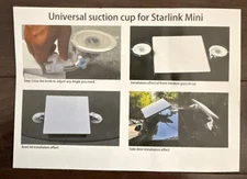 Minio1 SL-XP Mount Universal suction cup for starlink mini