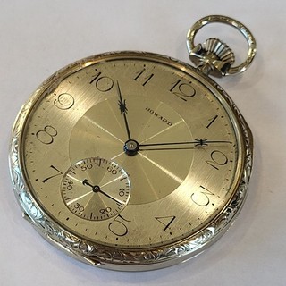 G36 14K SOLID GOLD MAGNIFICENT HOWARD 23 JEWEL SERIES 8 ORIGINAL CASE! RUNS A !