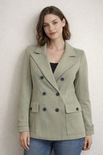 Butte Knit Women's Double-Breasted Blazer - Size Small