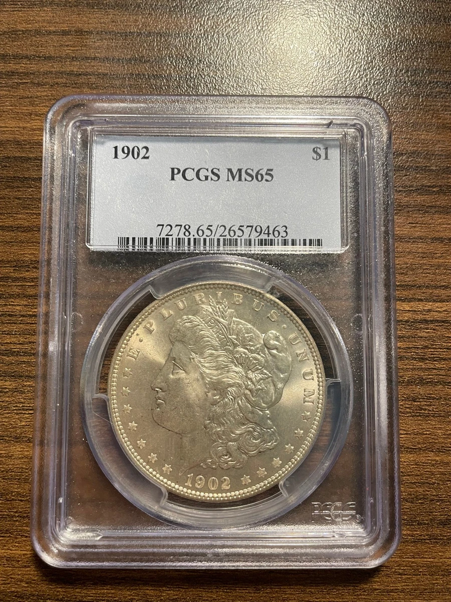 1902 Year Grade MS 65 Morgan Dollars (1878-1921) for sale | eBay
