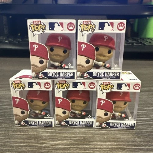 (5) 2026 Topps Series 1 Baseball BRYCE HARPER Super Box Funko Bitty Pop! 🔥