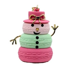 Bath & Body Works Snowman Macaroon Christmas Holiday Pocketbac Sanitizer Holder