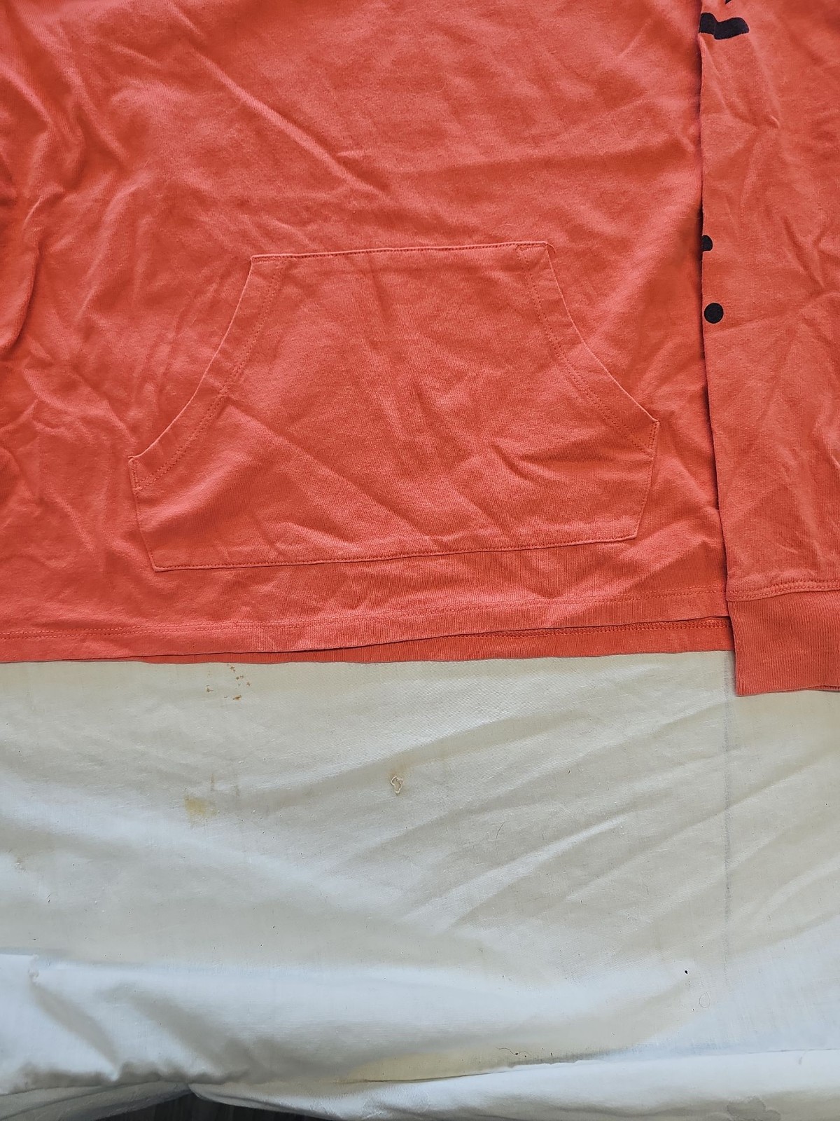Champion Authentic Athleticwear Salmon Orange Graphic Hoodie size s B466 image 4