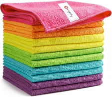 Microfiber Cleaning Cloth, Highly Absorbent, Lint Free Cloths, for Multiple-Use