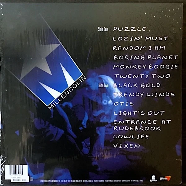 MILLENCOLIN For Monkeys LP on COLOR VINYL New SEALED yellow/black smoke - Image 2 of 3