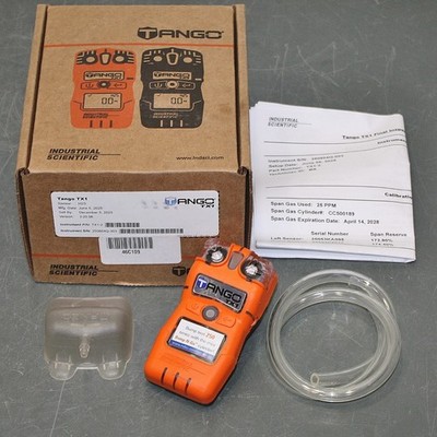 EXPIRES 04/2028 - Tango Single-Gas Detector TX1-2, 0 to 200 ppm Hydrogen Sulfide