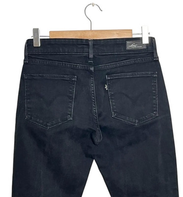 Levi´s Black Label Black Jeans Size 28/32 Demi Curve Skinny Stretch Low/Mid Rise