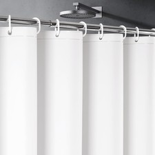 White Shower Curtain Liner Premium PEVA 72 x72 inch,Heavy Duty Shower Curtain...