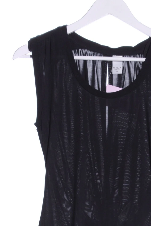 VILA Túnica Mujeres Top Talla EU 34 negro look casual - Imagen 3 de 4