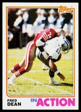 Fred Dean, 1982 Topps, #484, San Francisco 49ers,