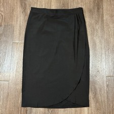 Ripskirt Hawaii Black Wrap Skirt Size L Length 4 Beach Travel Pockets