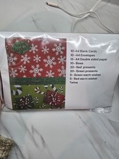 Card Making Kit with Paper and Embellishments DIY Greeting Card Maker