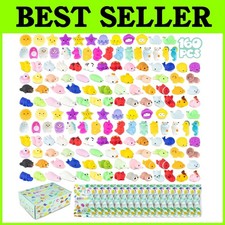 160 Pack Mochi Squishy Toys for Kids Party Favors