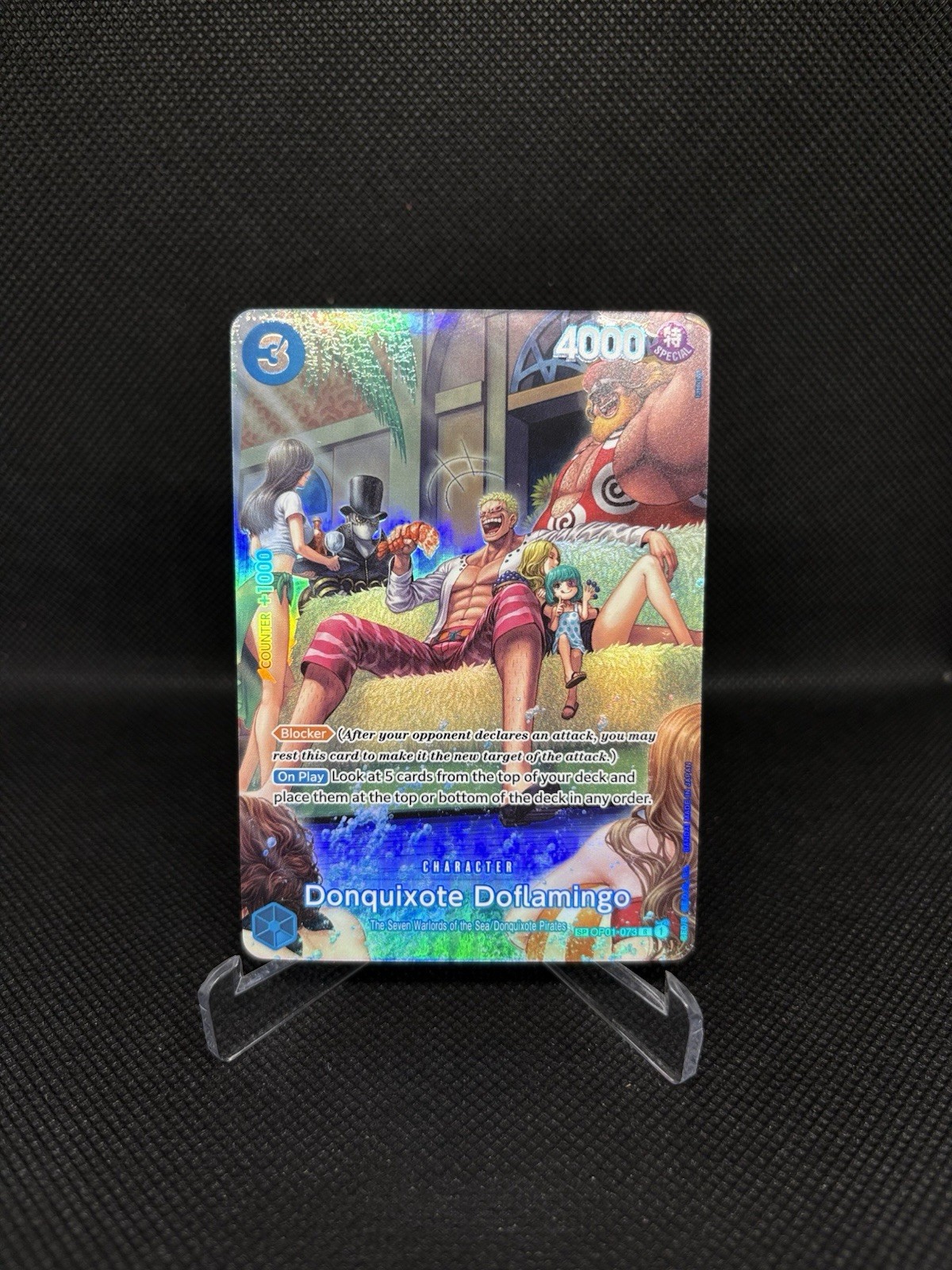 OPTCG Donquixote Doflamingo (SP) OP01-073 500 Years in the Future Foil NM