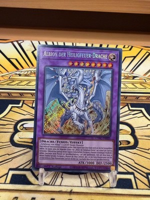 Yugioh Albion der Heiligfeuer-Drache Secret Rare CYAC-DE035