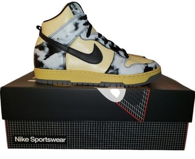 Nike Dunk Hi 1985 SP Lemon Drop Black Saturn Gold DD9404-700 Men's Sneaker US 12