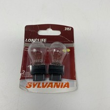 Sylvania 3157 Long Life Mini Bulb 2-pack Clear P277w Wedge