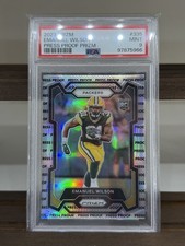 2023 Prizm #335 Emanuel Wilson Press Proof SSP PSA MINT 9