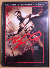 300 DVD, 2007, Full Screen Bilingual Gerard Butler, Lena Headey, David Wenham