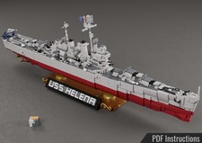 Lego MOC Instructions: USS Helena  (Digital P...
