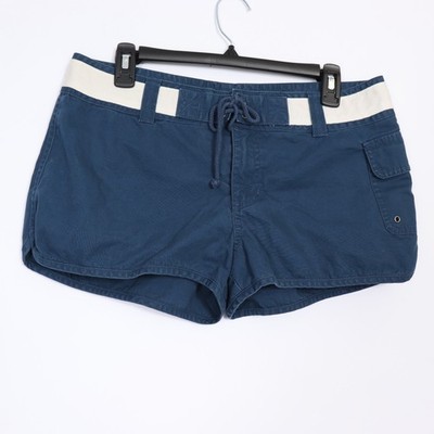 Tommy Jeans Shorts Womens Juniors 11 Hilfiger Cotton Board Swim Drawstring