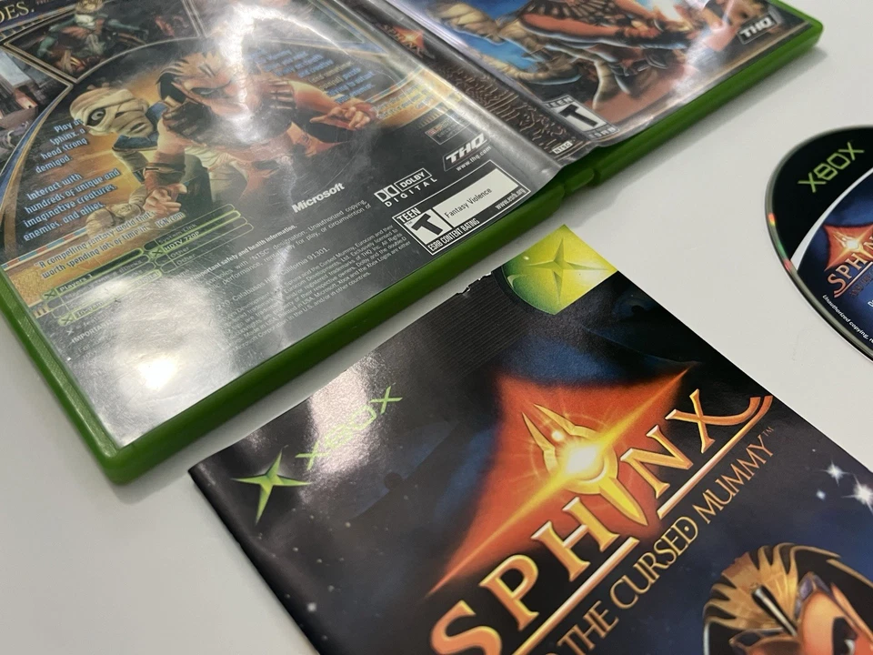 Sphinx And The Cursed Mummy - Microsoft Xbox - CIB Complete - Image 2 of 3