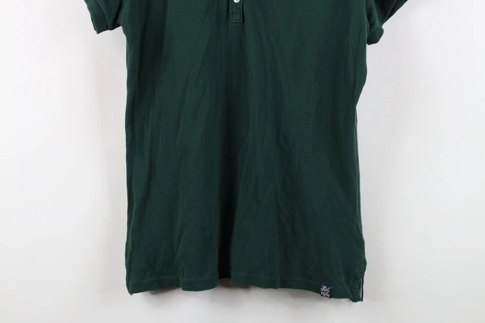 Superdry Japón Mujer Talla 10 Desteñido Deletreado Script Tejido A Rayas Polo Foto 3 de 4