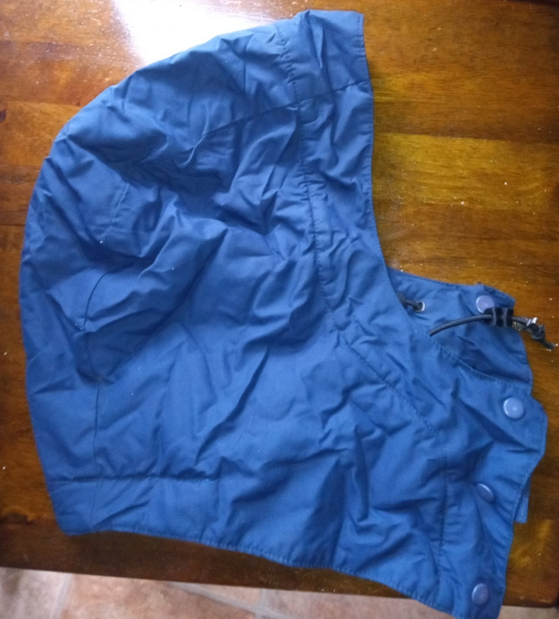 Vintage Patagonia Women's Guide Heavy Parka Jacket Hood Size 10 Navy Blue Teal thumbnail 8