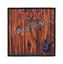 AC/DC Fly On The Wall Battle Jacket Sew On Woven Patch - OFFICIAL 10-5