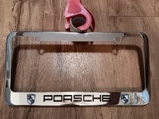 Porsche Metal License Plate Frame Porsche Metal License Plate Frame