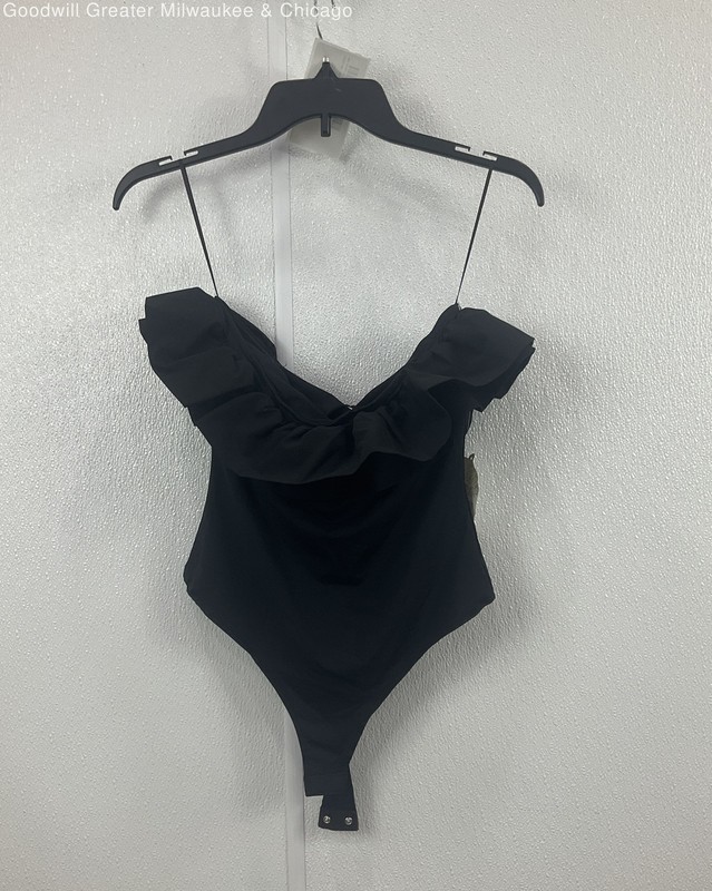 NWT Altar'd State Women's Black Strapless Bodysuit Size S