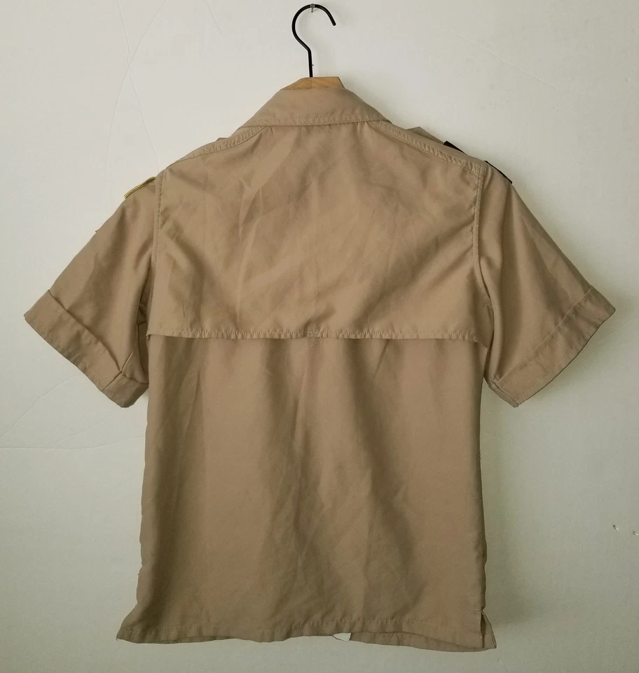 Boy Scouts VENTED Uniform Shirt BSA #722 Microfiber Polyester Boys Youth Size MD - Image 4 of 4