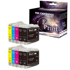 10-Pack LC 51 LC51 LC-51 Ink Cartridge LC 51 for DCP-130C MFC-465CN Printer