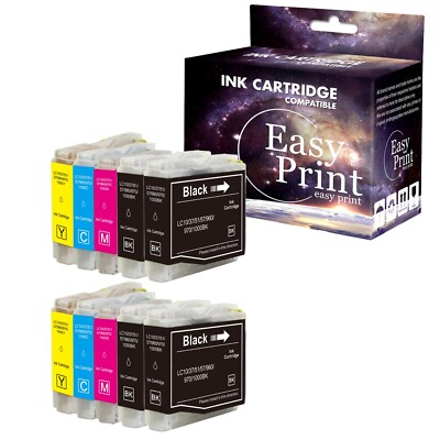 10-Pack LC 51 LC51 LC-51 Ink Cartridge LC 51 for DCP-130C MFC-465CN Printer