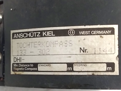ANSCHUTZ KIEL 133-302 TOCHTER KOMPASS COMPASS | eBay
