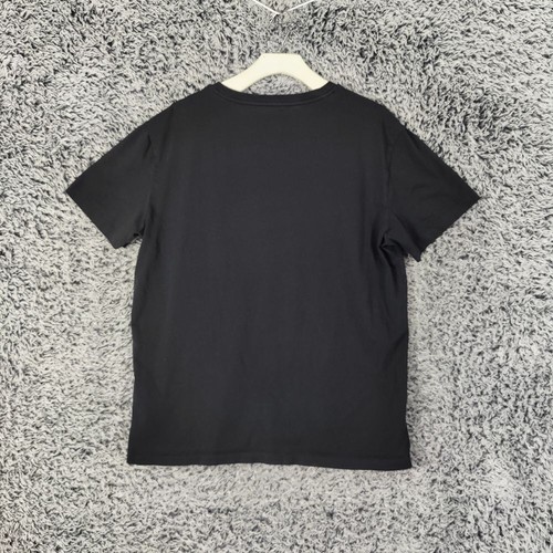 Polo Ralph Lauren Black V-Neck Classic Shirt Men SZ L Red Pony Logo Short Sleeve - Picture 2 of 7