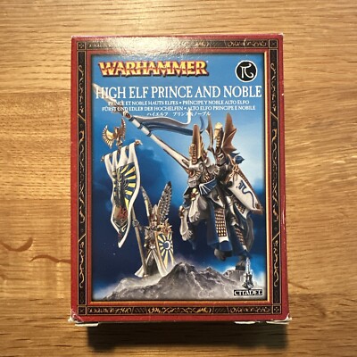 Warhammer Fantasy - High Elf Prince & Noble / Hochelfen Prinz & Edler - OOP NEU