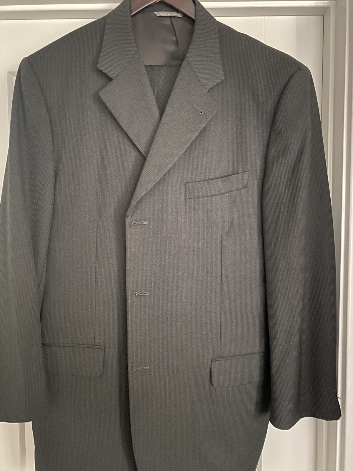 Canali For Bloomingdale’s Men’s Suit 40L Made In Italy Blue And Gold