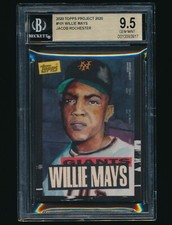 2020 Topps Project 2020 101 Willie Mays by Jacob Rochester 1952 BGS 9.5 PR:10568