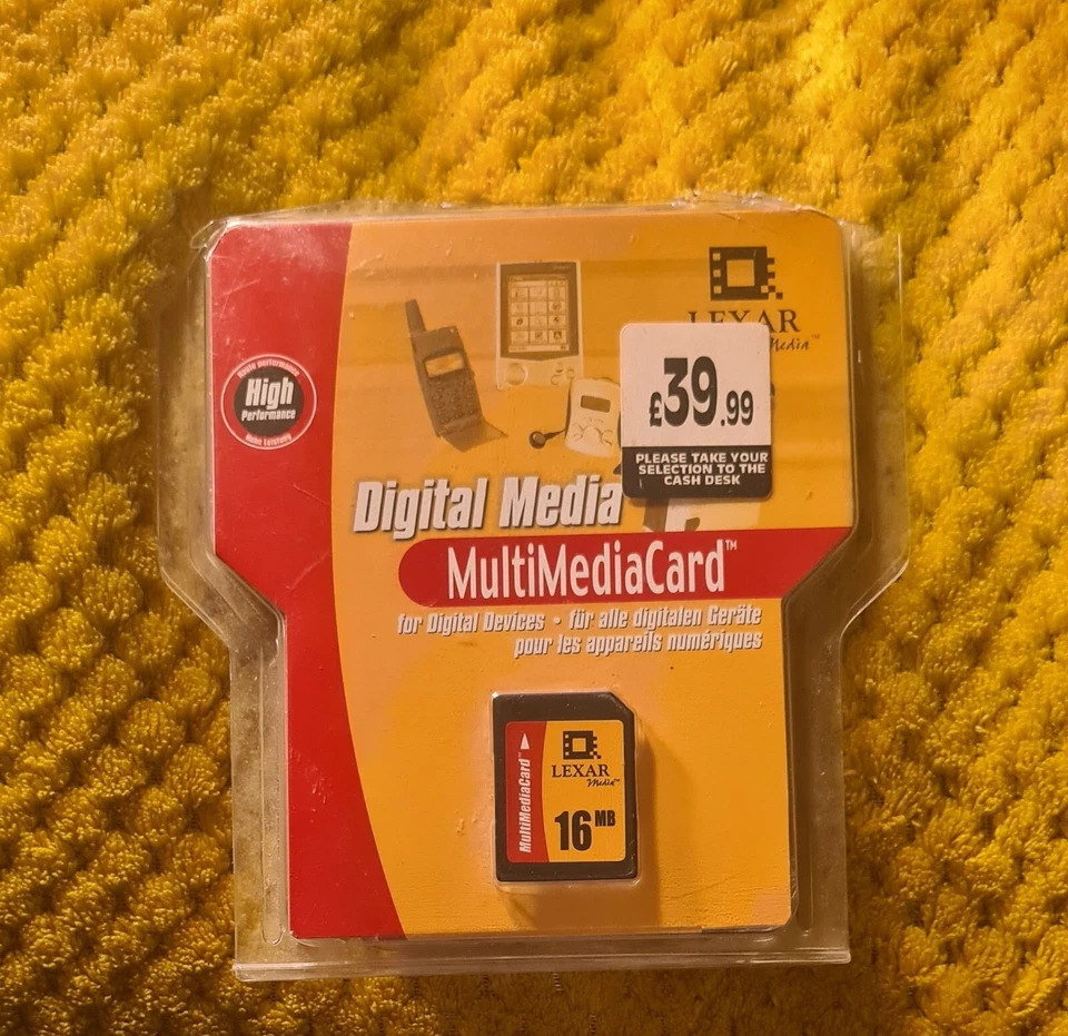 Digital Media MultiMediaCard Lexar 16MB. New @ Unsealed  - Image 2 of 3