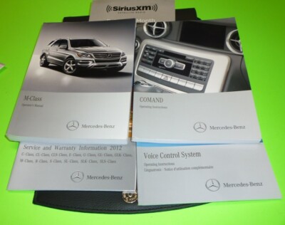 Ml550 Service Menu 2012 MERCEDES BENZ ML550 ML350 Owners Manual 12 M CLASS 350 550 63 ...