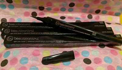 BeautiControl Eye-Ink Liner Black Pen Lot of 3 Easy Glide Application. Set