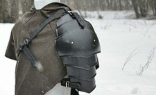 Medieval pauldron shoulder armor larp Renaissance cosplay costum