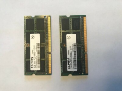 Elpida 4gb (2x2gb) pc3-8500 DDR3-1066