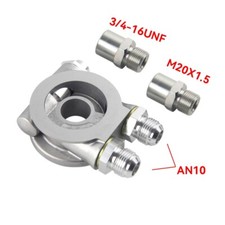An10 Oil Filterthermostatcooler Sandwich Plate With 34-16unf And M20x1.5 Bolt An10 Oil Filterthermostatcooler Sandwich Plate With 34-16unf And M20x1.5 Bolt
