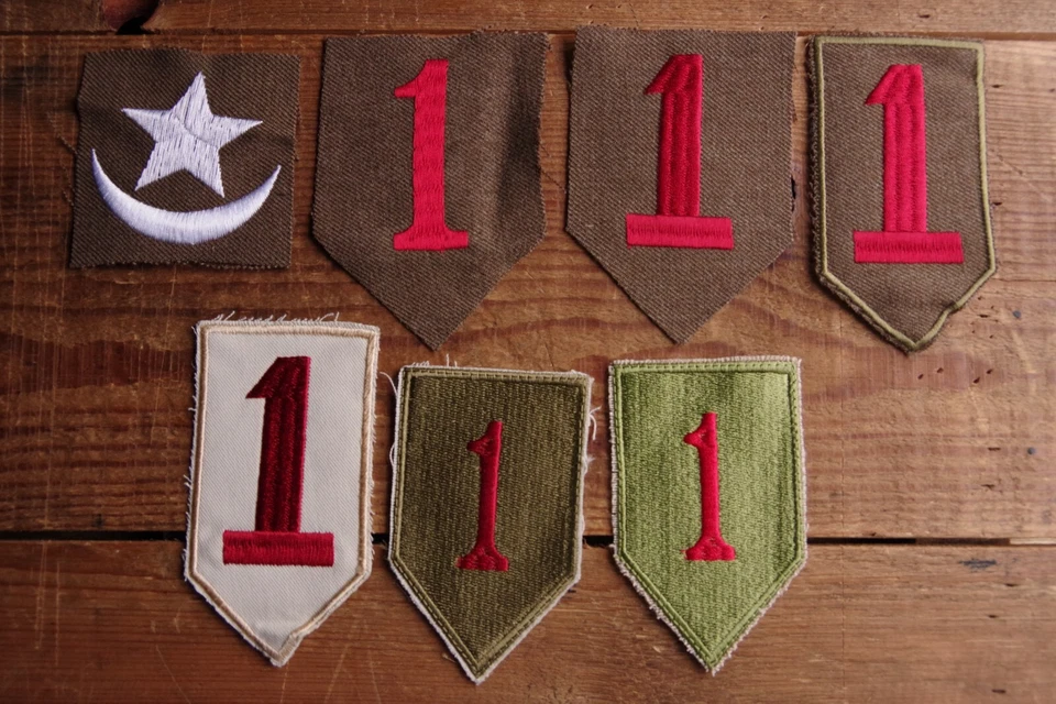 1st Infantry Division Patch TYPE 6 Miss Drop 44 Patch King US made version - Image 2 of 2