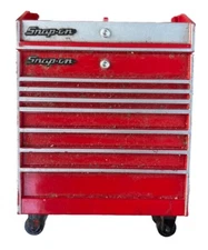 Snap-On Red Tool Box Cart Chest Replica With 10ft Tape Measure VC105