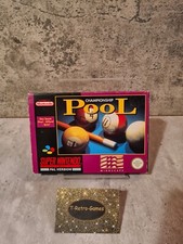 ebay® Auktion 394178743532 | SNES Super Nintendo Championship Pool mit OVP und Anleitung + Poster NOE Thumbnail of ebay® auction 394178743532 | SNES Super Nintendo Championship Pool mit OVP und Anleitung + Poster NOE