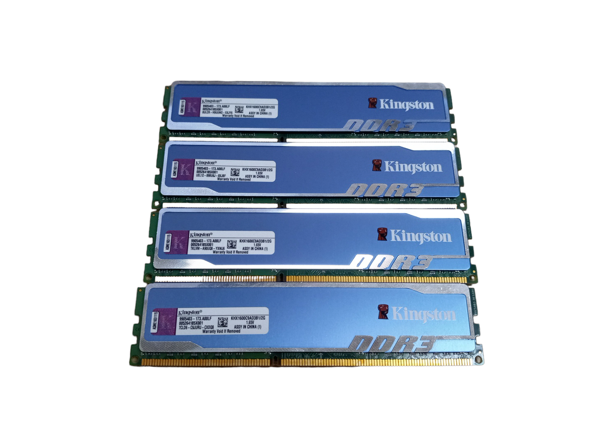 Kingston HyperX KHX1600C9AD3B1/2G (4x2GB) 8GB Kit PC3-12800 DDR3