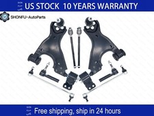 8pc Complete Front Suspension Kit Control Arms Ball Joints Tie Rod End Traverse 8pc Complete Front Suspension Kit Control Arms Ball Joints Tie Rod End Traverse